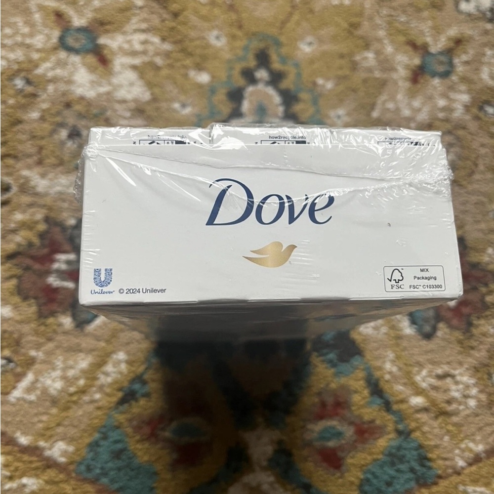 Dove Sensitive Skin Beauty Bar, Unscented (1 oz) Pack of 30 Travel Size New